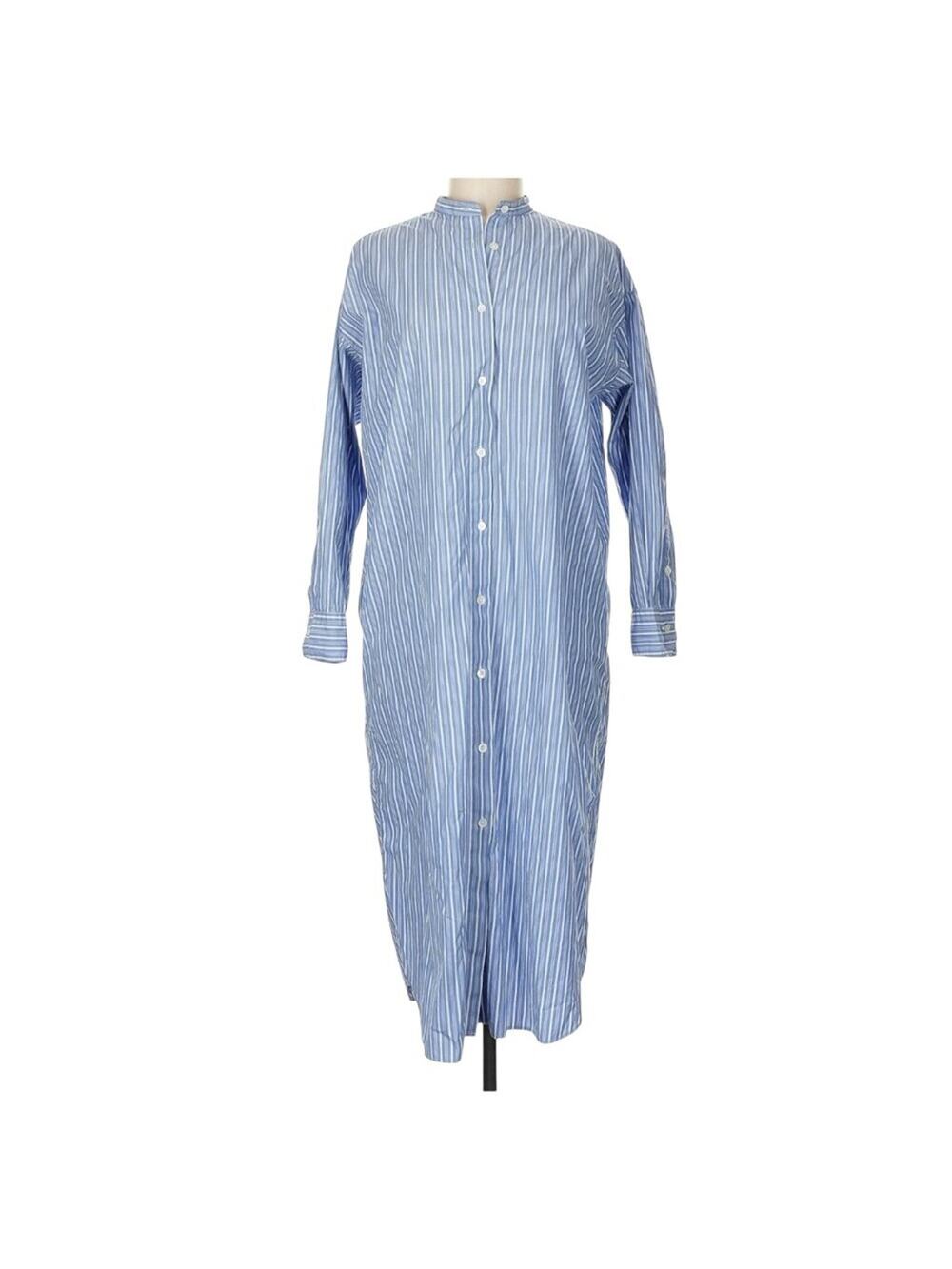 Relume Journal Standard Striped Cotton Shirt Dress – Size F (Free Size)